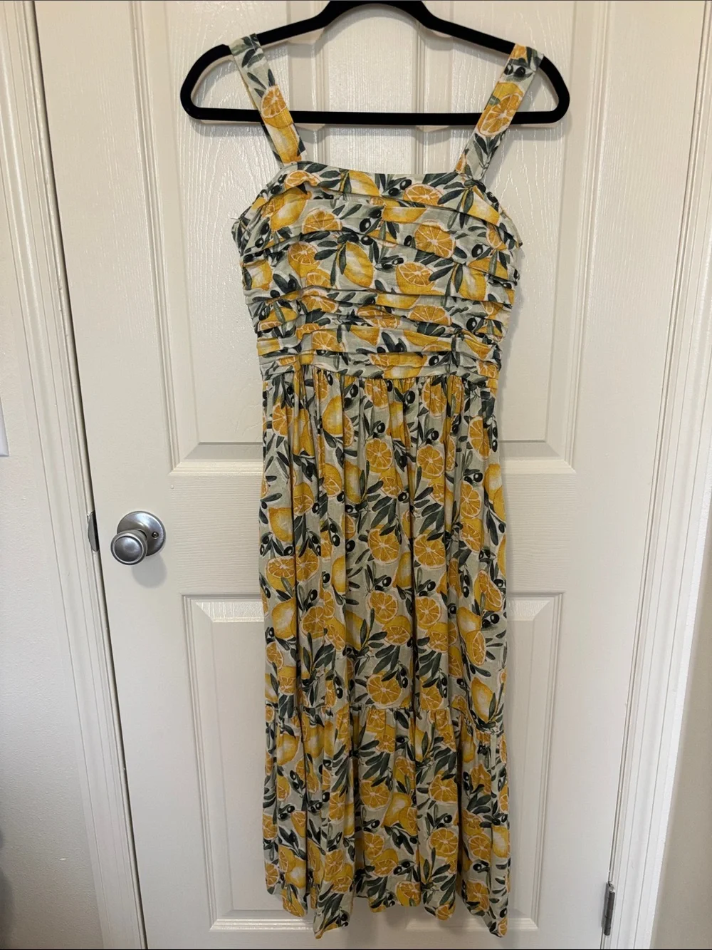 Summer Lemon Print Sundress